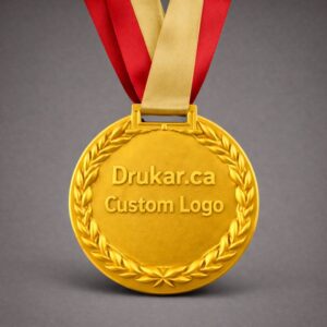 Custom Award Medal With Ribbon