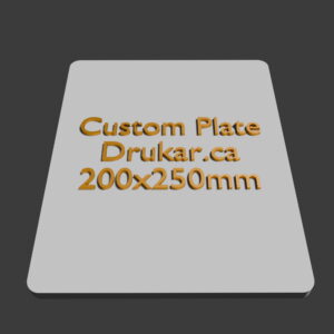 Custom Plate 200x250mm