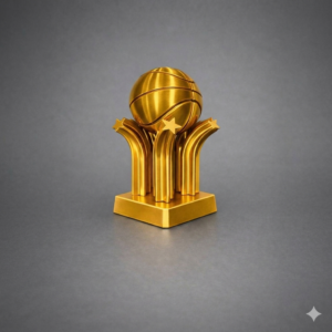 Rising Stars Basketball Trophy Gold